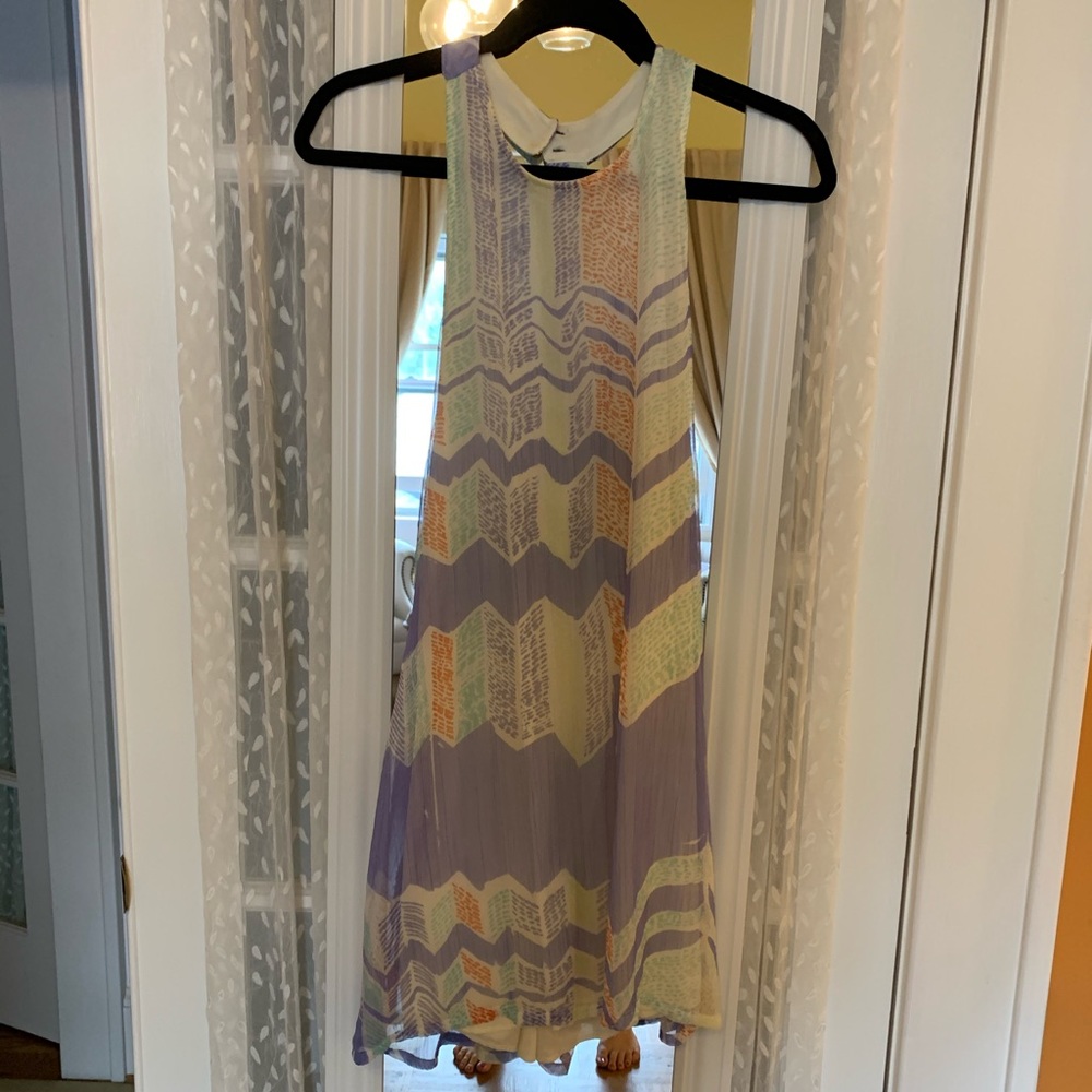 Printed mini dress